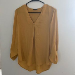 Mustard yellow blouse